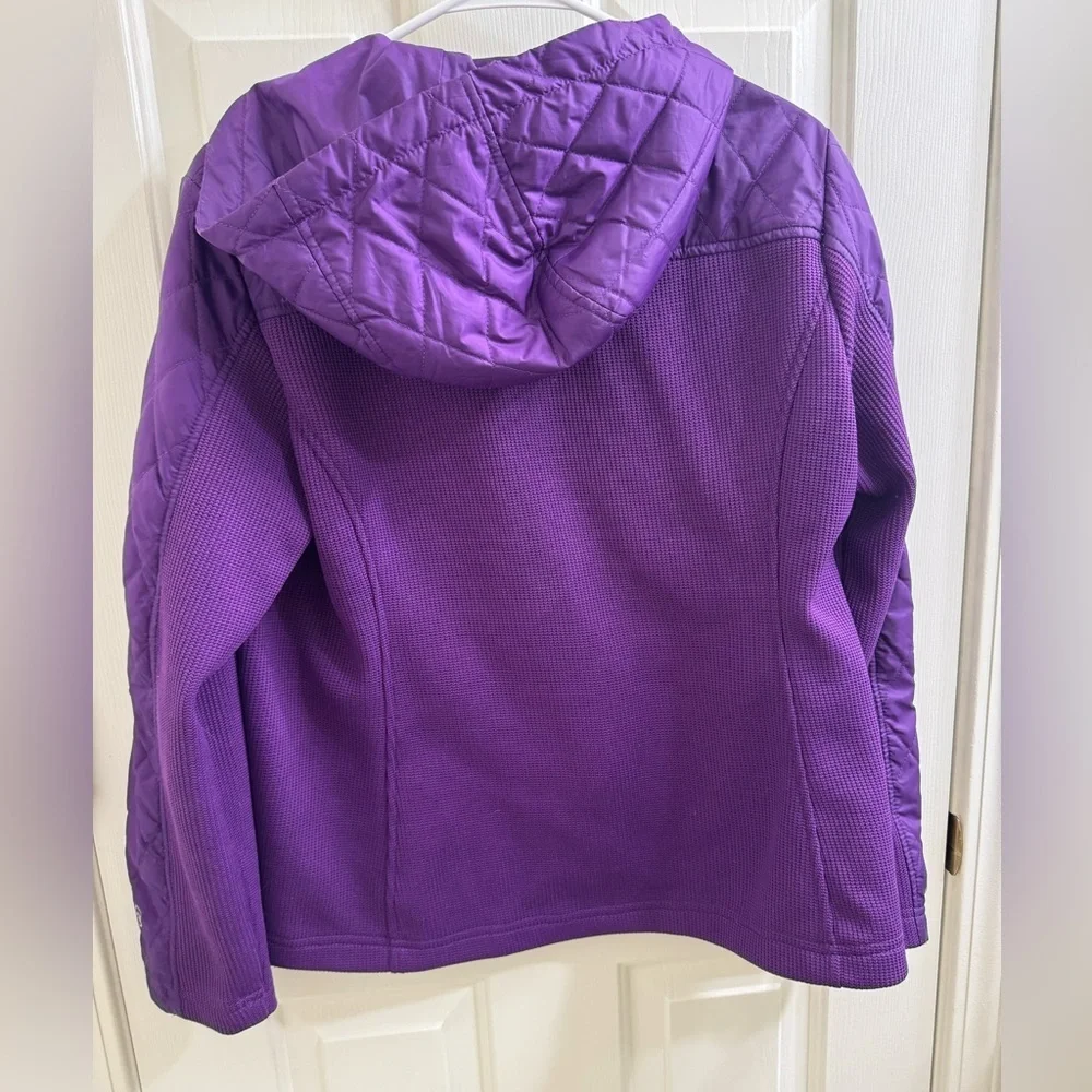Free Country Women's Empire Purple Pull Zip Jacket - Picture 9 of 11